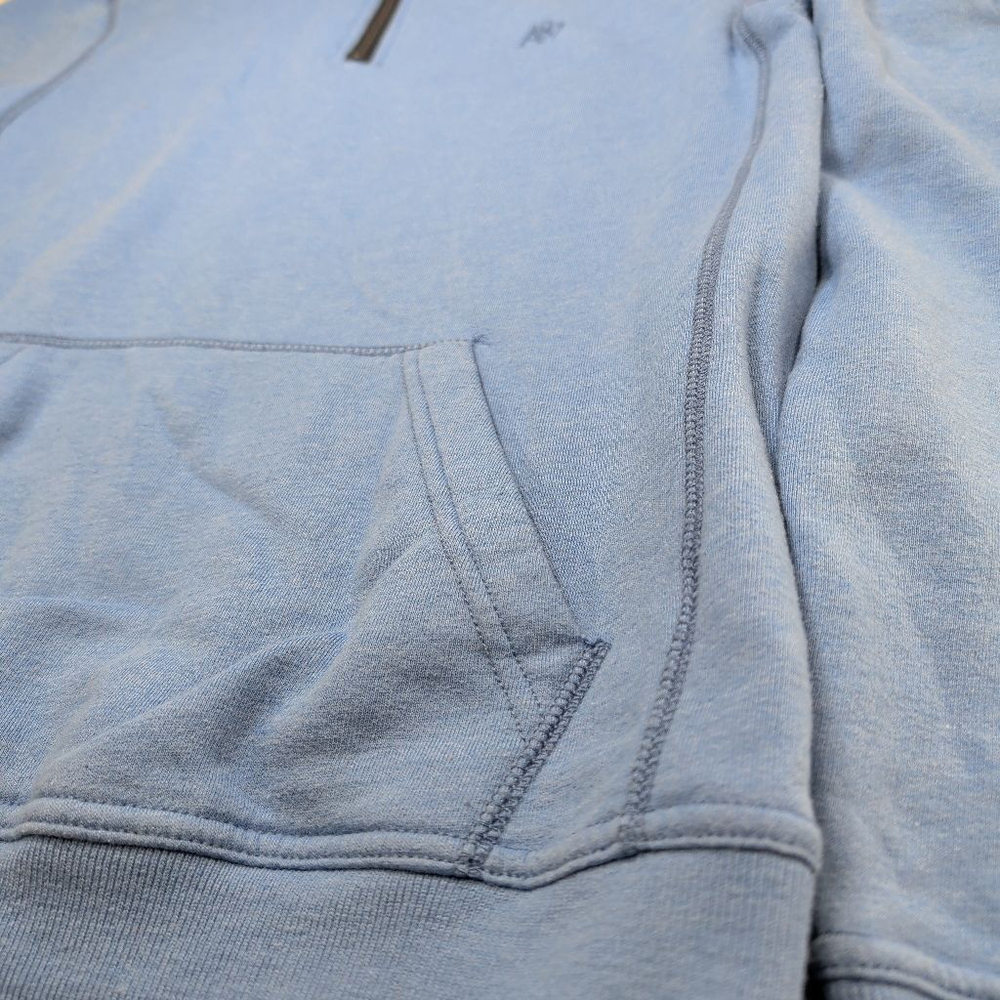 Men's Aeropostale Blue Quarter-Zip Sweatshirt M - Picture 4 of 11